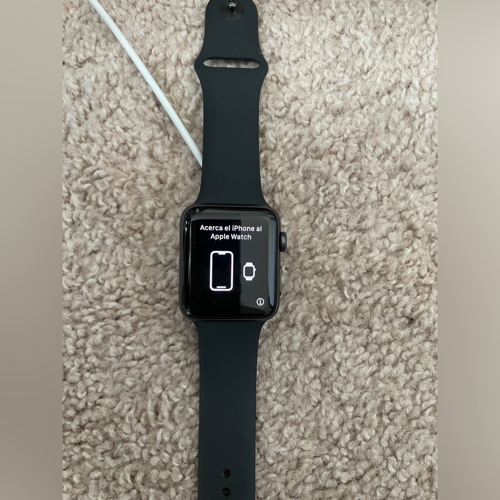 Apple Watch Series 3 with Black strap and charger PRICED TO SELL FAST